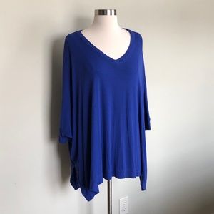 Bordeaux oversized ribbed tunic XS/S